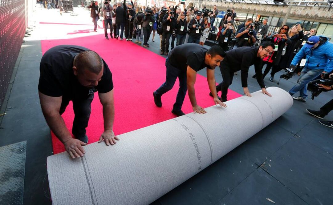 Las gradas en la zona, que acogerán a más de 700 afortunados, ya están listas. FOTO: EFE