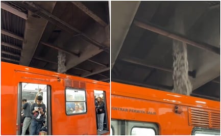 Temporada de lluvias: ¿Cascada en Metro de CDMX?; STC aclara video viral en redes