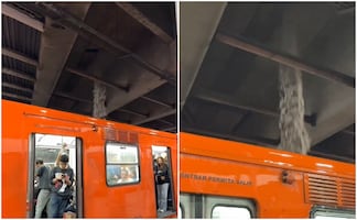 Temporada de lluvias: ¿Cascada en Metro de CDMX?; STC aclara video viral en redes