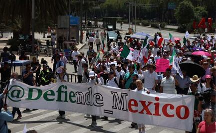Trabajadores del Poder Judicial se dirigen a la SCJN en protesta por reforma de AMLO
