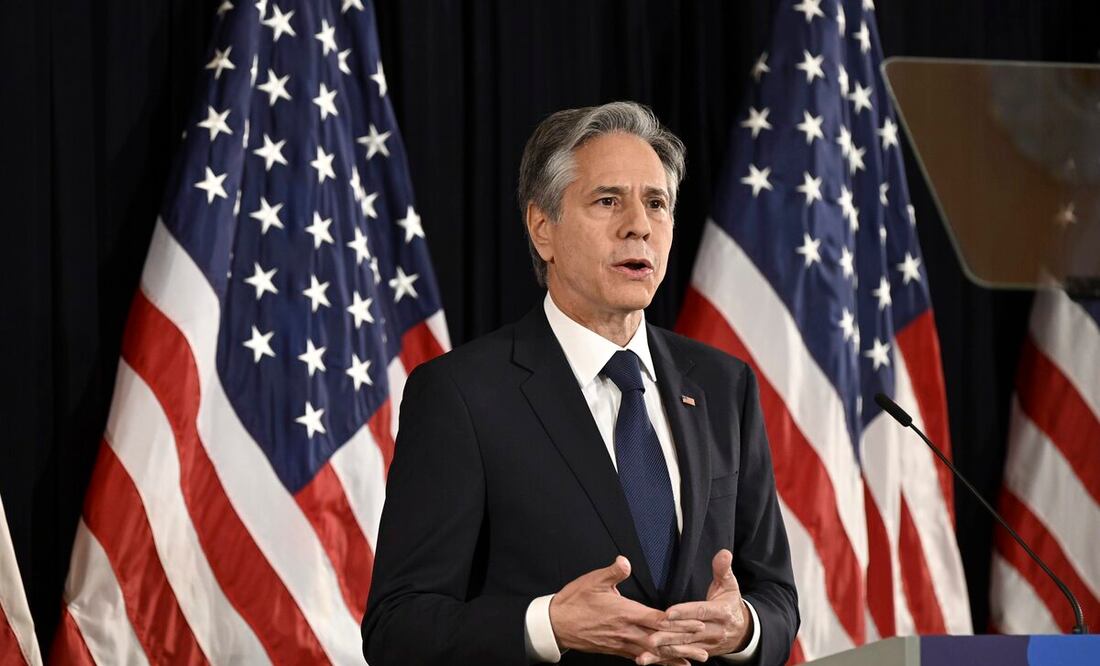 El jefe de la diplomacia estadounidense indicó que el grupo islamista Hamas, que lanzó un ataque por tierra, mar y aire contra Israel, no ha cometido esos "actos atroces con los intereses del pueblo palestino en mente". Foto: AP