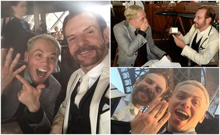 Alejandro Tomassi le da anillo de compromiso a su novio