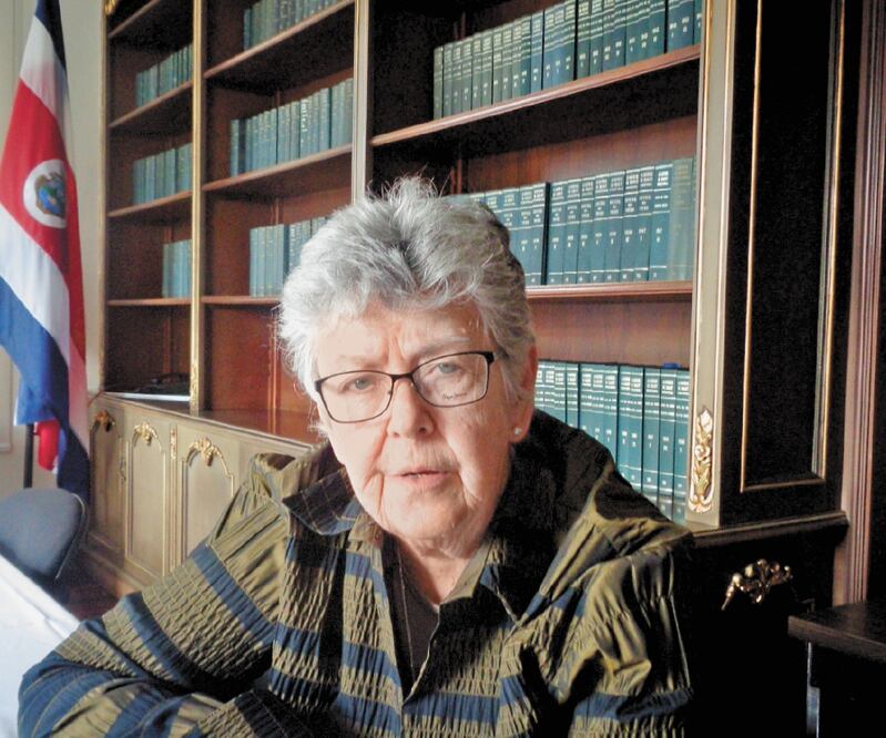 Elizabeth Odio Benito, Jurista y presidenta electa de la Corte-IDH. JOSÉ MELÉNDEZ. EL UNIVERSAL