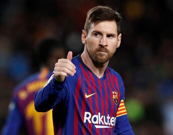 Messi rompe récord en partidos de la Liga con el Barcelona