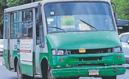 Sube chatarrización de micros, pero aún hay 2 mil en la CDMX