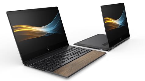 Lanzan laptop elaborada con madera
