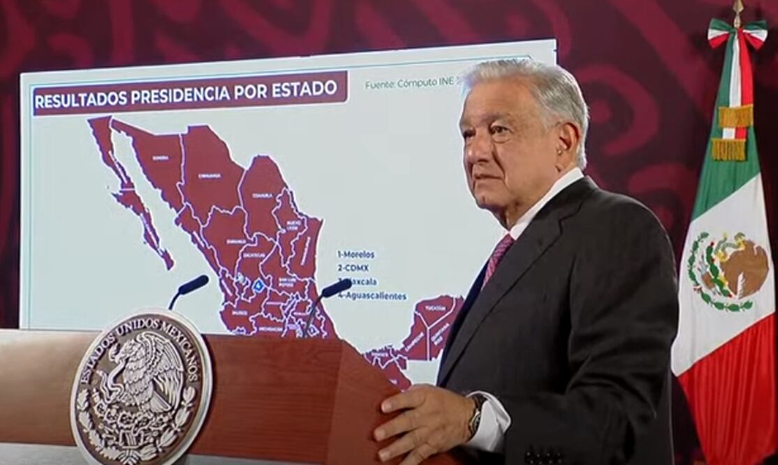 El presidente Andrés Manuel López Obrador reviró a sus adversarios “ahí está la polarización, ¿qué van a hacer ahora?”. Foto: especial