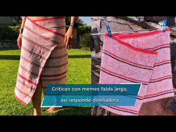 La falda jerga de miles de pesos que se volvió viral en redes sociales