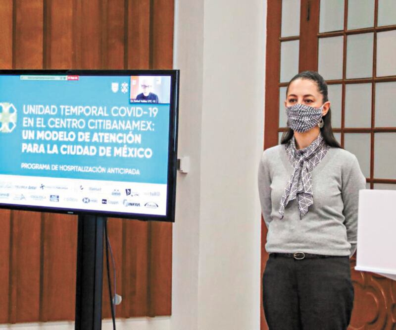 Claudia Sheinbaum dice que aún están contratando personal médico. Foto: ESPECIAL