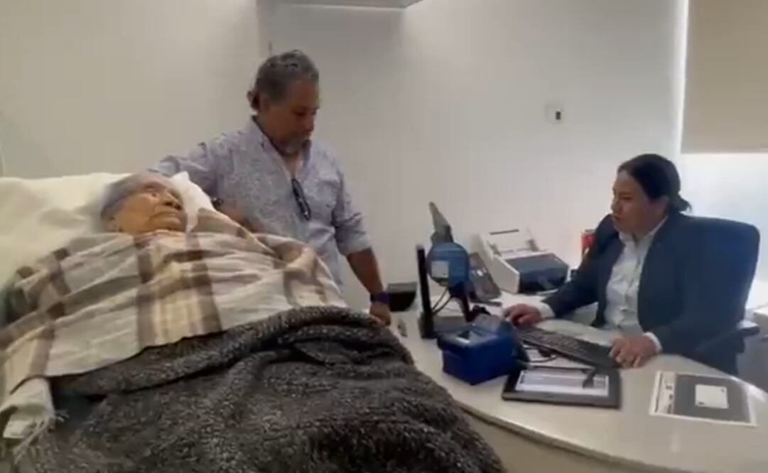 Banco obliga a mujer de 96 años a cobrar su pensión presencialmente en Oaxaca (13/05/2025). Foto: Captura de pantalla