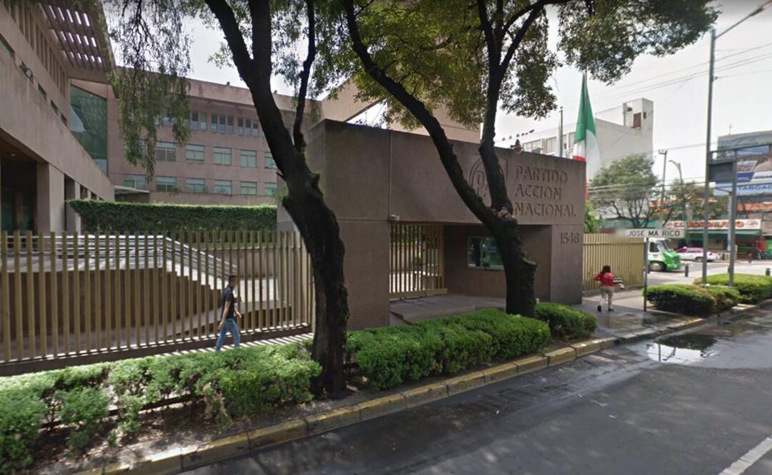 Sede del PAN, en la imagen. Foto: Google maps