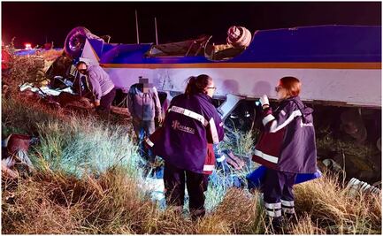 Accidente de autobús en Zacatecas deja 5 jornaleros muertos y 15 heridos