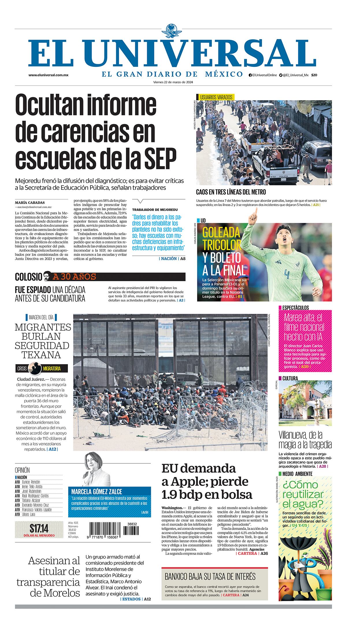 Portada impresa