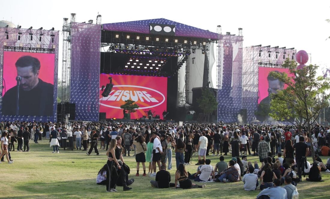 Ambiente durante el festival Axe Ceremonia en el Parque Bicentenario. Fotos: Carlos Mejia/EL UNIVERSAL.