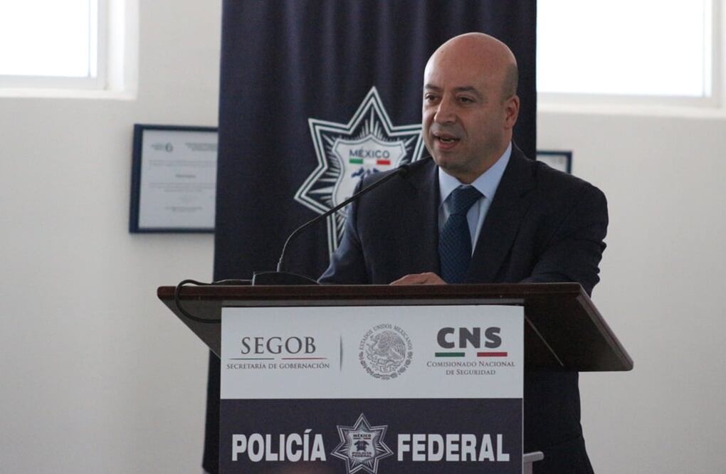 El titular de la Comisión Nacional de Seguridad enfatizó que con la Unidad de Asuntos Internos zona occidente se busca recuperar y consolidar la confianza de la ciudadanía. Foto: Especial