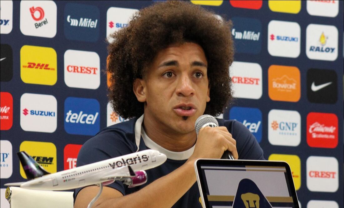 Adalberto Carrasquilla minimizó la falta de triunfos de Pumas y consideró que aún no hay tensión / FOTO: Maritza Villagómez - EL UNIVERSAL