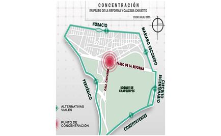Antorchistas ocasionan cierres al Poniente de Reforma