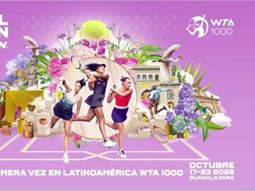 ¡Histórico! México recibe un WTA 1000 en Guadalajara