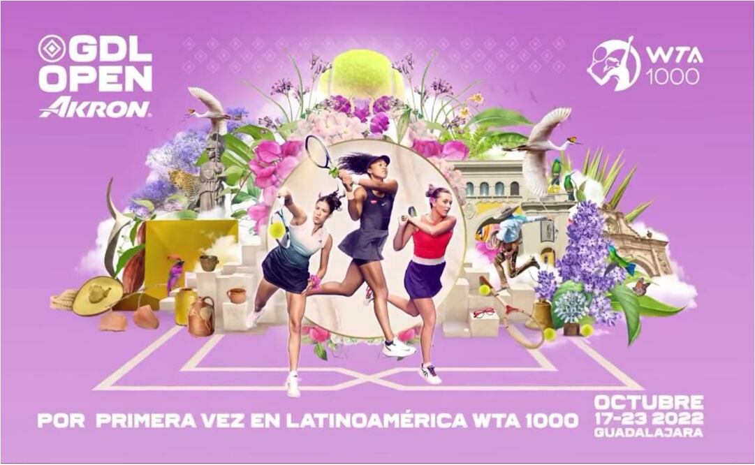 Guadalajara será la casa de un torneo más de la WTA - FOTO: ESPECIAL