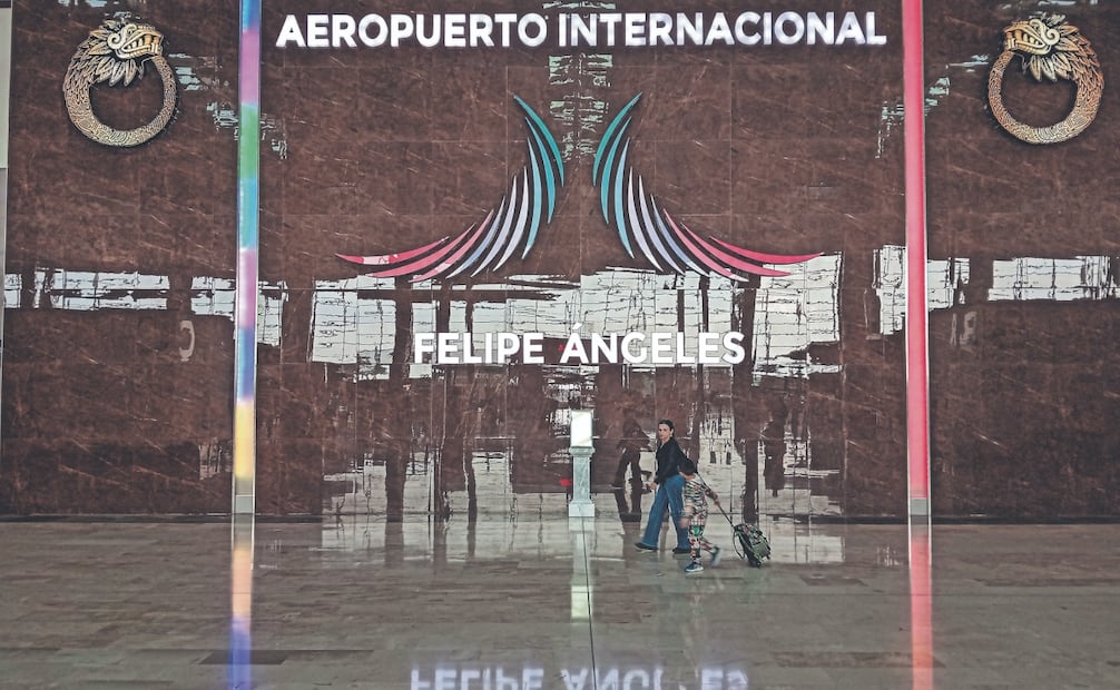 Los datos de la Agencia Federal de Aviación Civil muestran que el volumen de pasajeros atendidos por el AIFA siguen por debajo de las metas planteadas. Foto: Gabriel Pano/ EL UNIVERSAL