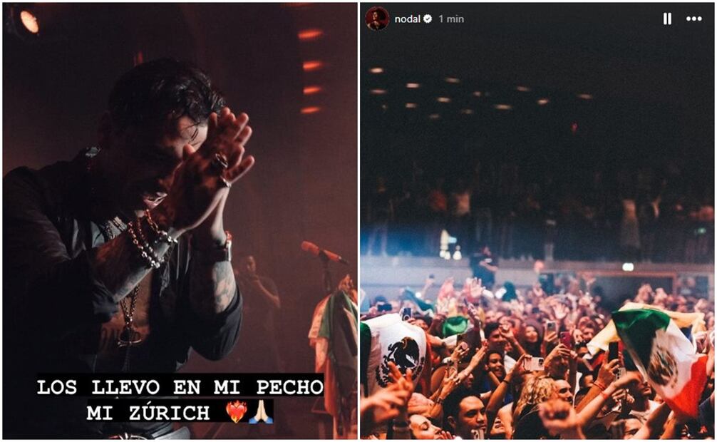 Christian Nodal triunfa en el inicio de su gira en Europa.