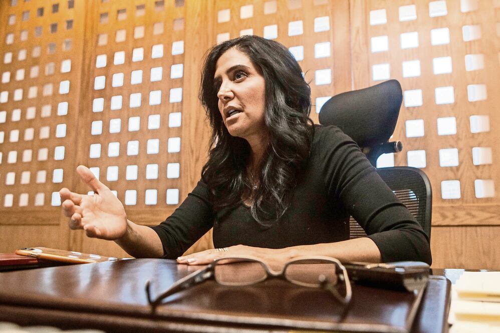 Alejandra Barrales Magdaleno Secretaria de Educación de la Ciudad de México (CRISTOPHER ROGEL. EL UNIVERSAL)