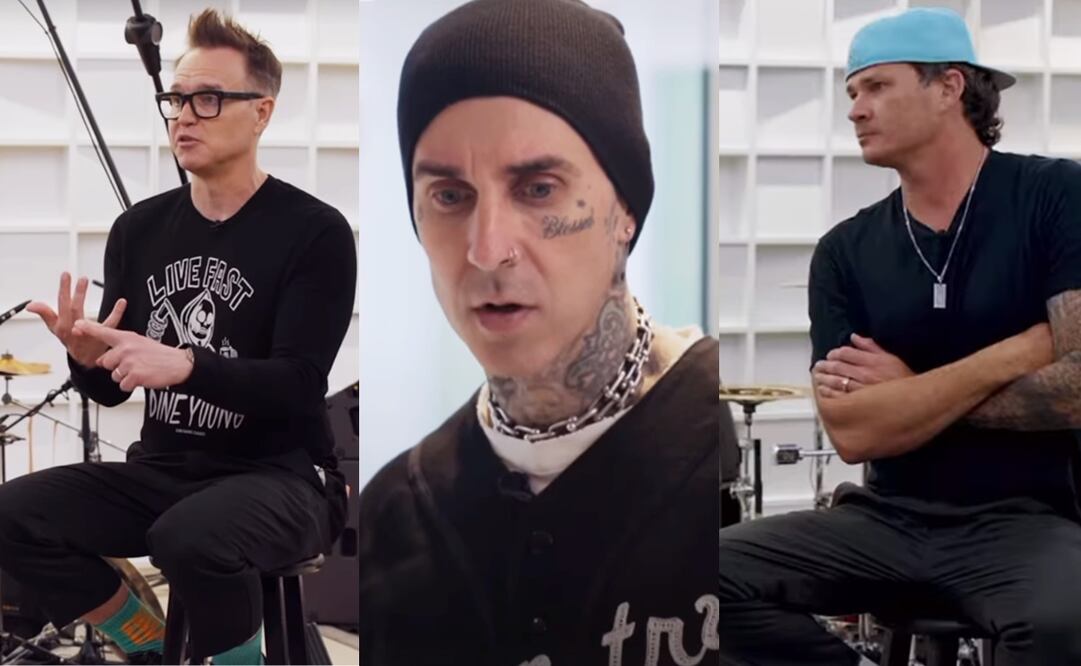 Mark Hoppus, Travis Barker y Tom DeLonge estrenan "One more time", su primer álbum juntos desde 2011. 
Fotos: Instagram