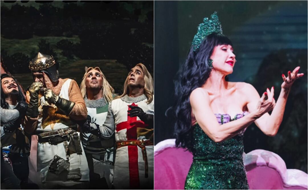 Susana Zabaleta, parte del elenco de "Spamalot".
Fotos: Instagram, vía @spamalotmx
