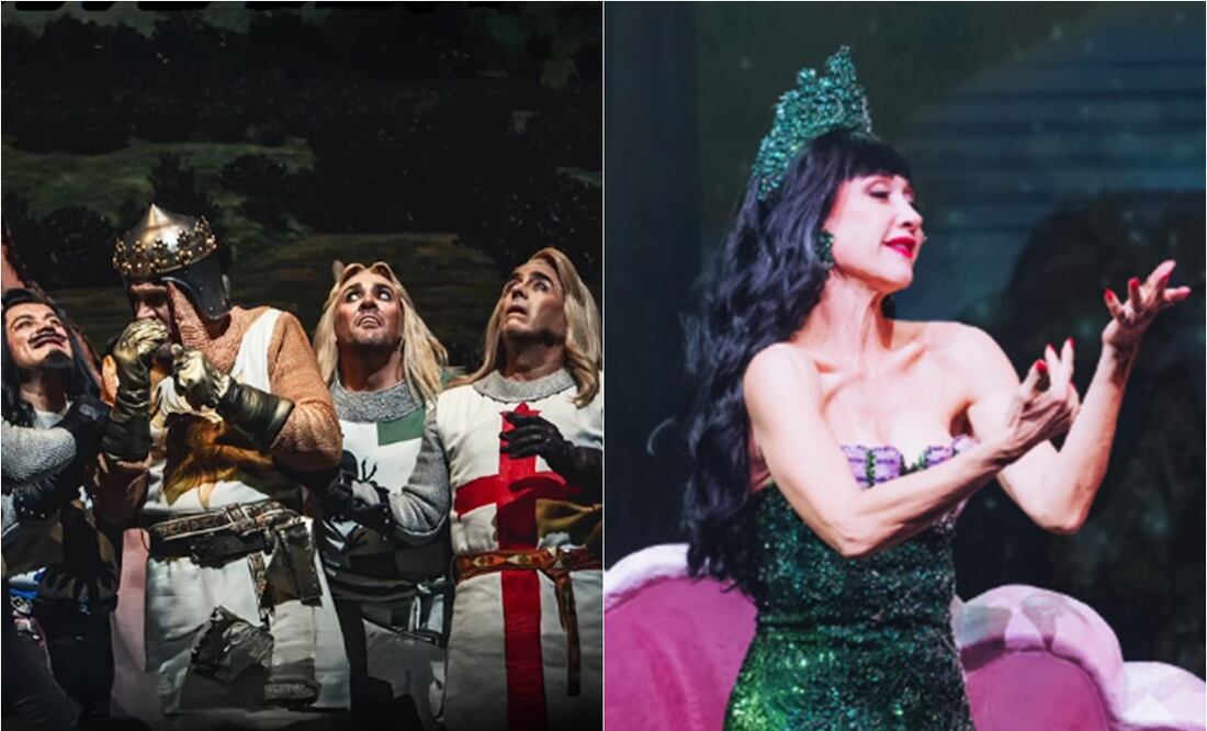 Susana Zabaleta, parte del elenco de "Spamalot".
Fotos: Instagram, vía @spamalotmx