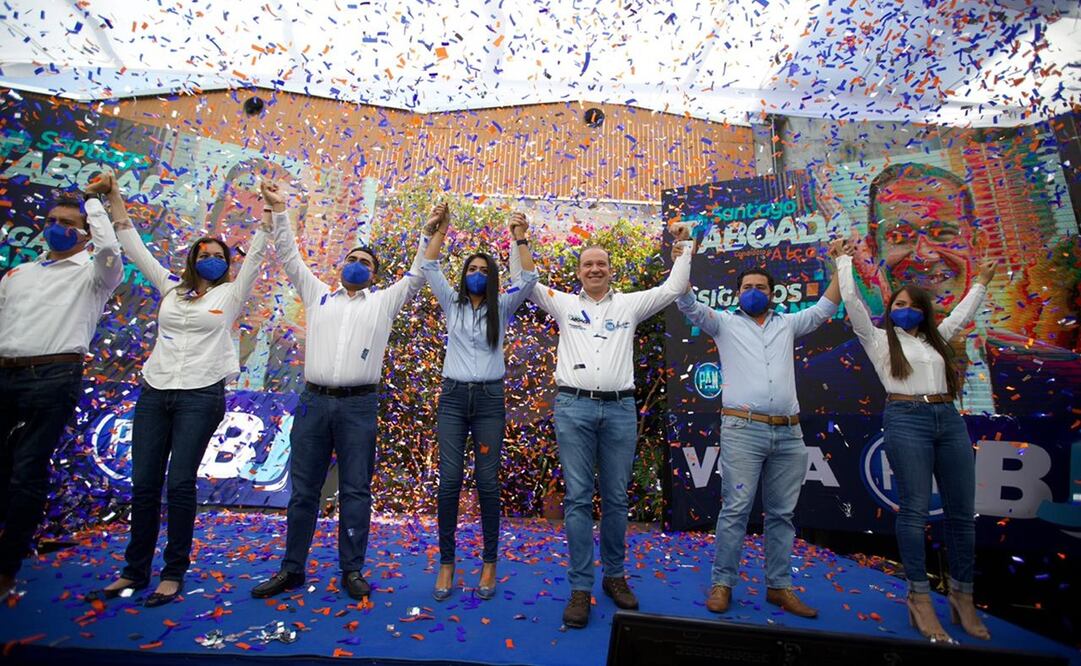 El inicio de campaña se dio en la sede del CEN del PAN. Foto: Germán Espinosa / EL UNIVERSAL