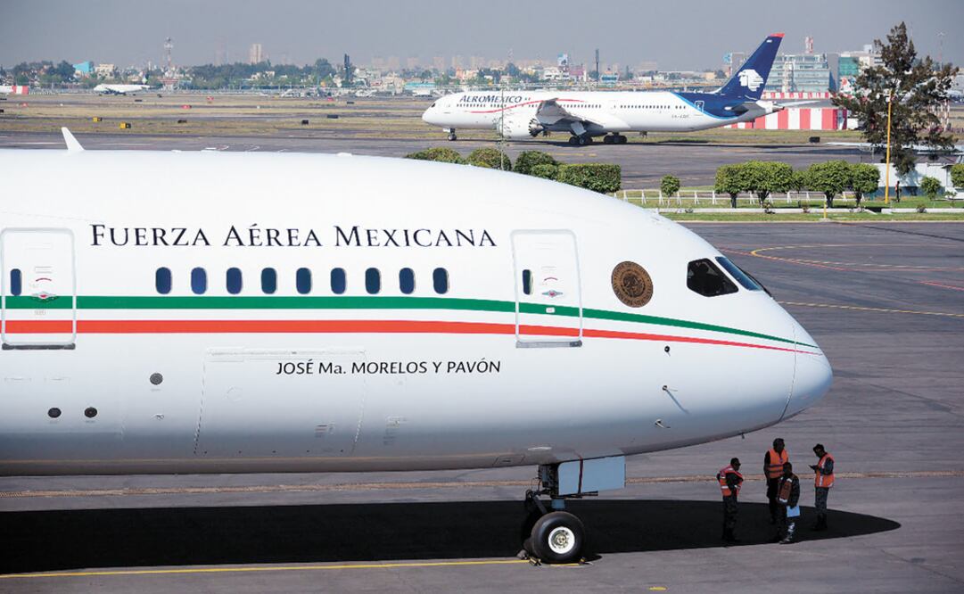 When President Andrés Manuel López Obrador took office in December 2018, he announced the airplane would be put up for sale - Photo: File photo/EL UNIVERSAL