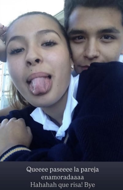 Christian Nodal y Lisa Fernanda Macías, novios durante la preparatoria.
Fotos: X