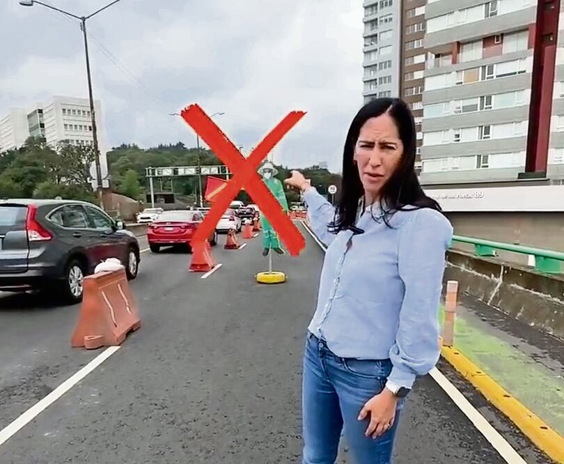 Lía Limón criticó la mala planeación de las obras. Foto: Especial