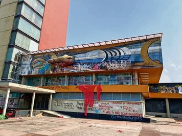 Exhortan a estudiantes de la Facultad de Artes y Diseño a no vandalizar instalaciones de la UNAM