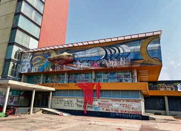 Exhortan a estudiantes de la Facultad de Artes y Diseño a no vandalizar instalaciones de la UNAM