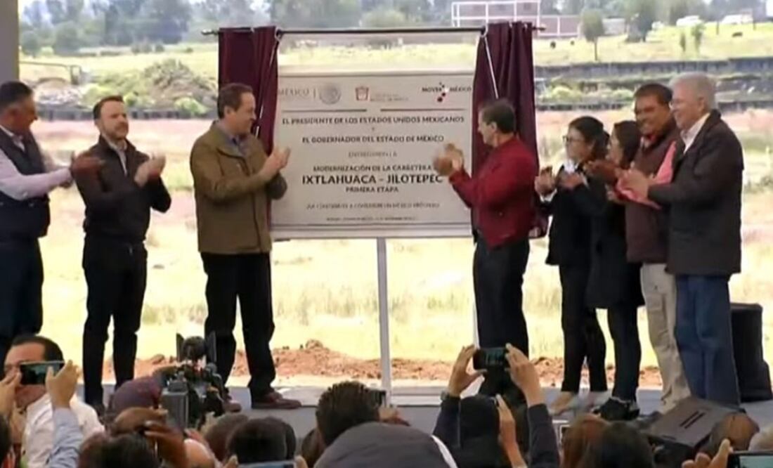 El mandatario realizó una gira en el Estado de México, la última que realiza en la gestión del gobernador Eruviel Ávila. /Tomada de @PresidenciaMX