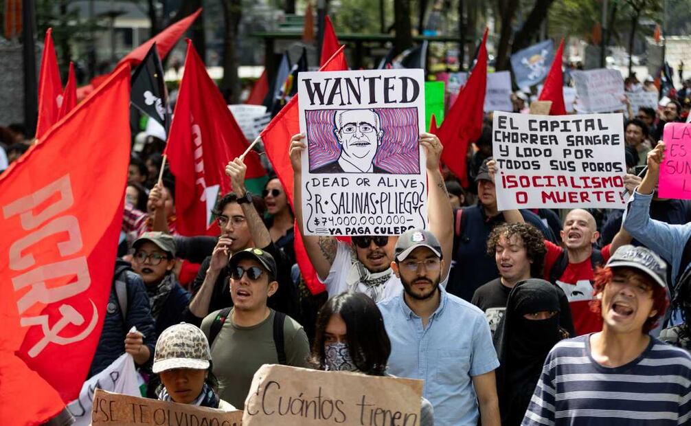 Marcha de jóvenes del “Movimiento Generación Z”, del Ángel de la Independencia al Hemiciclo a Juárez, el pasado sábado 8 de noviembre de 2025. Foto: Hugo Salvador/ EL UNIVERSAL