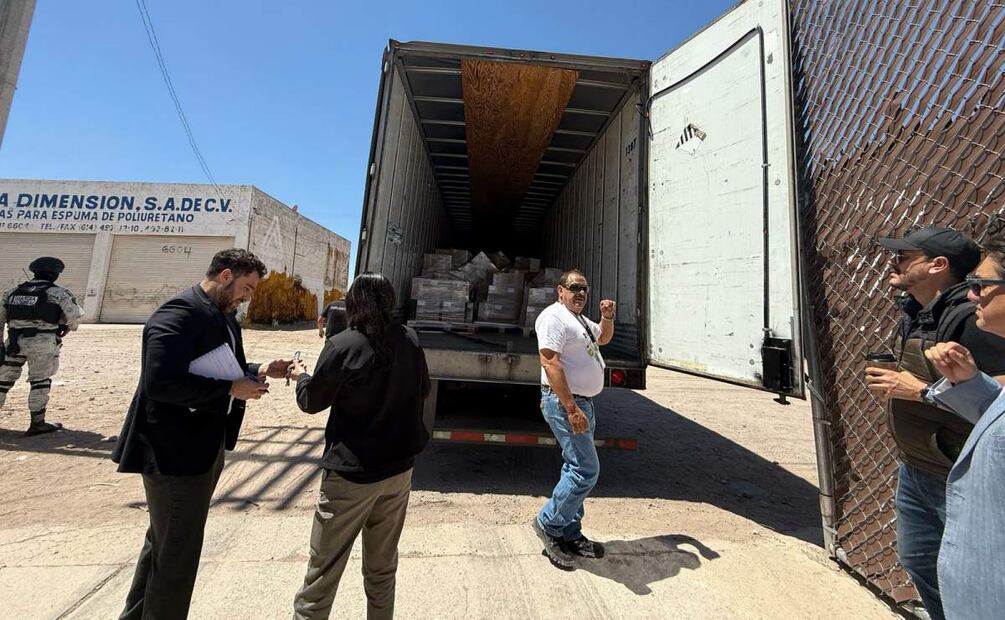 Algunas de las boletas serán llevadas a la bodega de la Asamblea Distrital Bravos, en Ciudad Juárez (26/04/2025). Foto: Especial