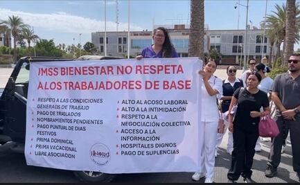 "¡No hay insumos, no hay alcohol, pero sí hay corrupción!", aseguran trabajadores del IMSS Bienestar en BCS