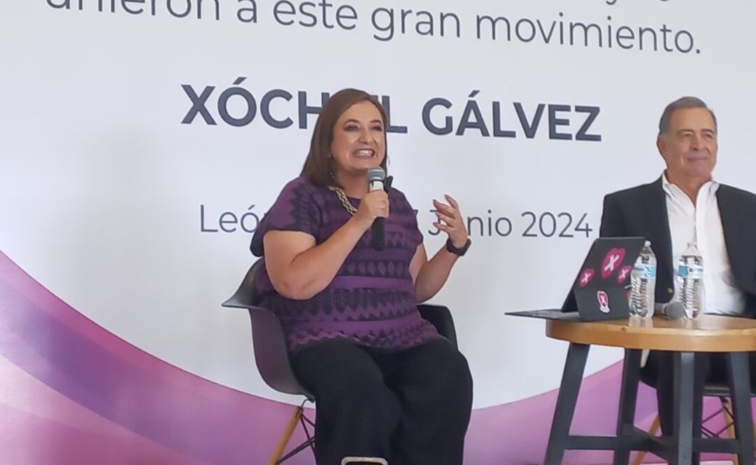 Xóchitl Gálvez confesó en público que tras la derrota electoral del 2 de junio, pasó una semana de tristeza y se refugió en su casa con sus hijos. Foto: Xóchitl Álvarez