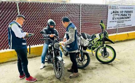 Dan 50 mil certificados a motociclistas en Edomex