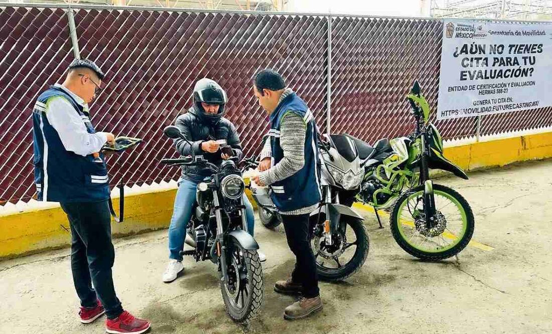 La evaluación a motociclistas tiene un precio fijo de 460 pesos, independiente al pago por la licencia. Foto: Especial