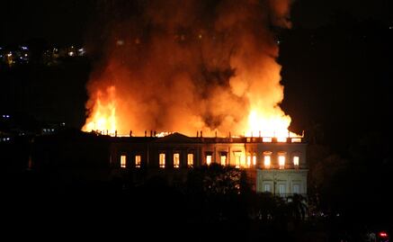Brazil's National Museum engulfed in flames