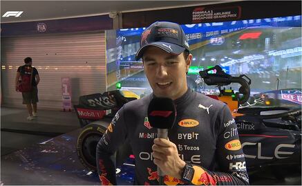 "Esta fue mi mejor carrera en la Fórmula 1" Checo Pérez tras ganar en Singapur