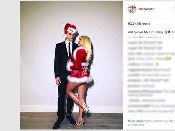 Ariel Winter se transforma en una sexy Santa Claus