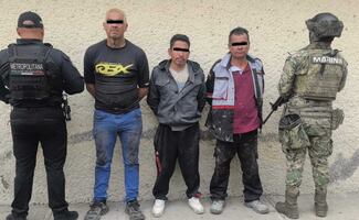 Detienen a tres sujetos armados en Ecatepec; hacían detonaciones en la Sierra de Guadalupe
