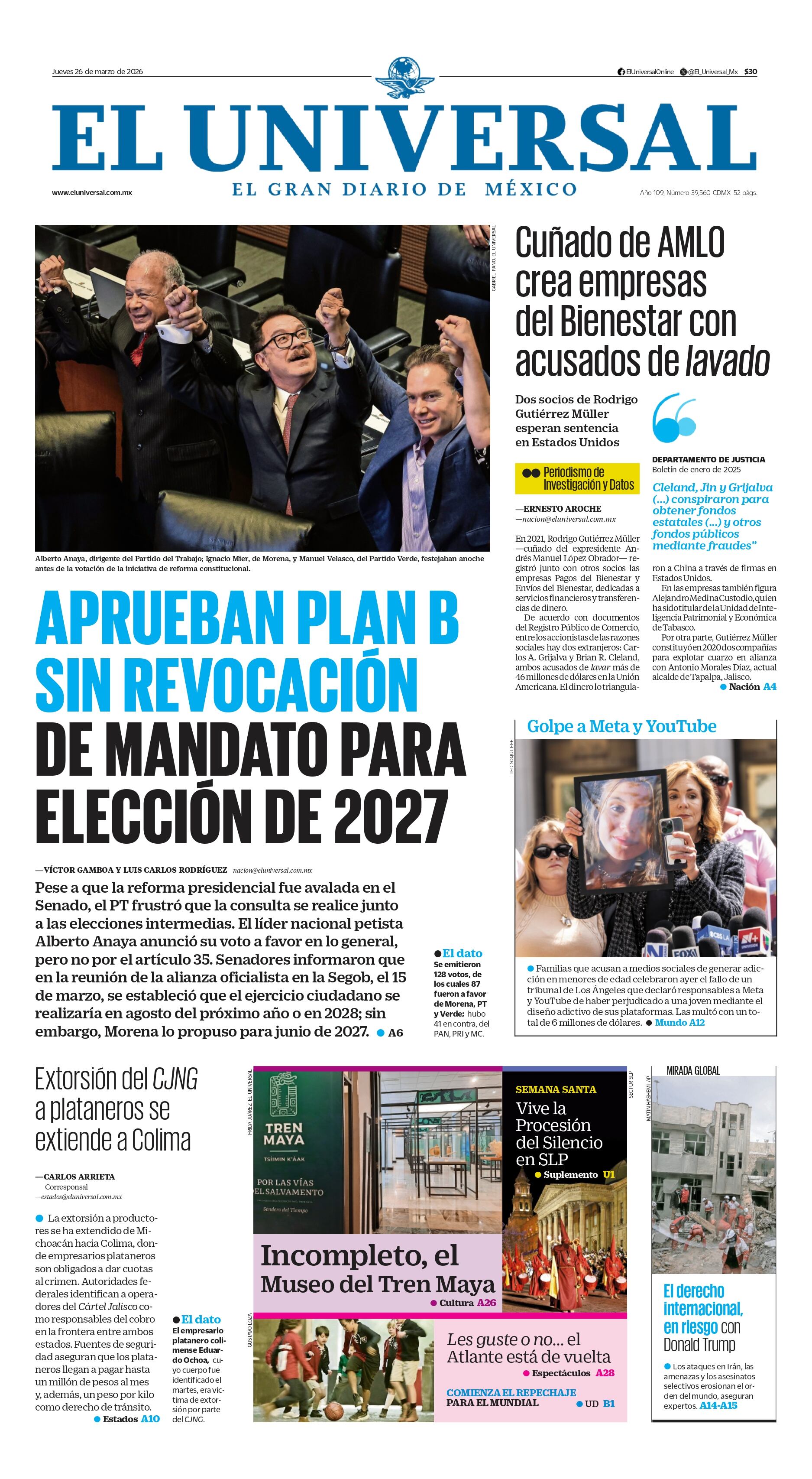 Portada impresa