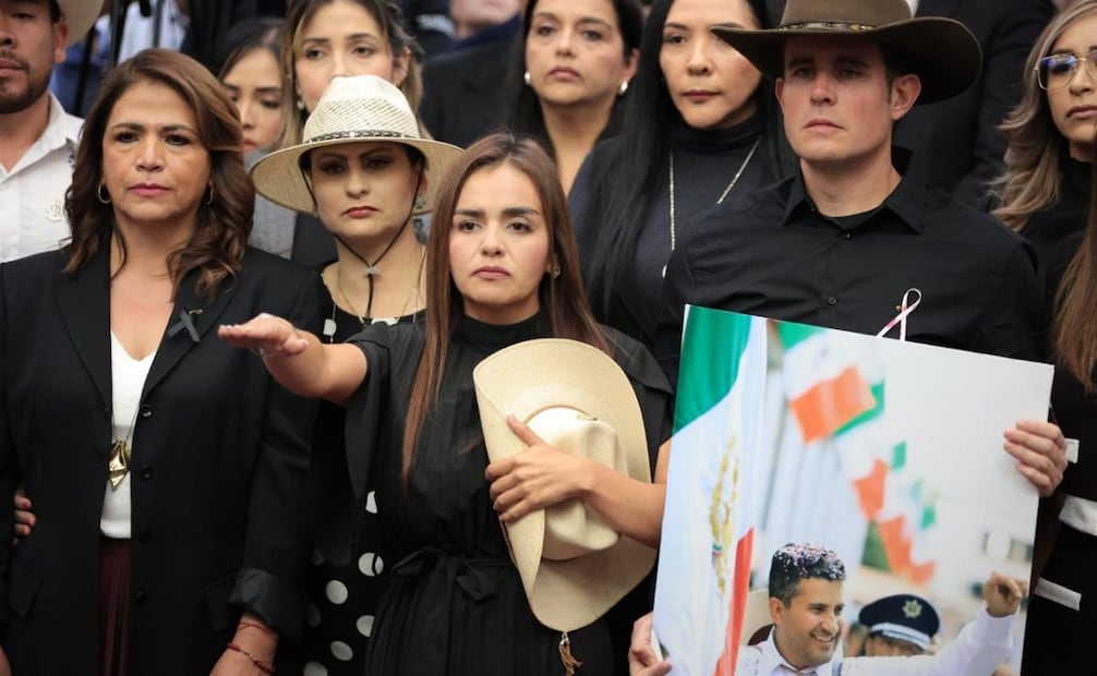 Grecia Quiroz rinde protesta como alcaldesa de Uruapan (05/11/2025). Foto: Especiales