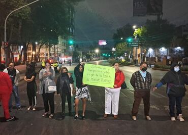 Afectados por microsismos de la falla Plateros-Mixcoac denuncian falta de información; protestan en Patriotismo