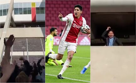 Seguidores del Ajax ovacionan a Edson Álvarez